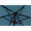 Thumbnail: Style Selections 7.5-ft Teal No-tilt Market Patio Umbrella (Box of 9)