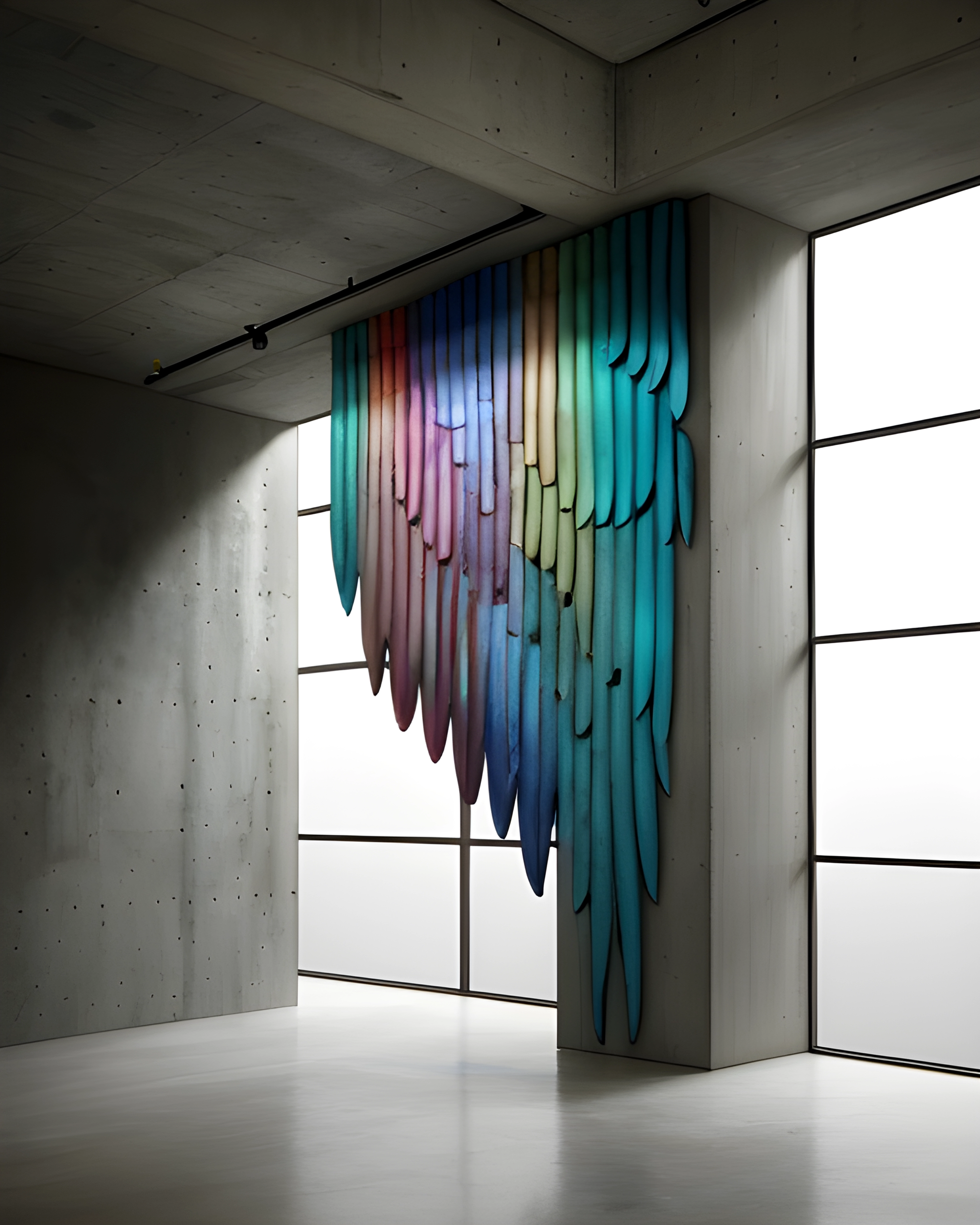 The colorful feathers.webp