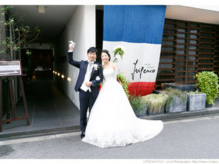 穏やかオーラ放つお二人|大阪南堀江フリジェリオ結婚式