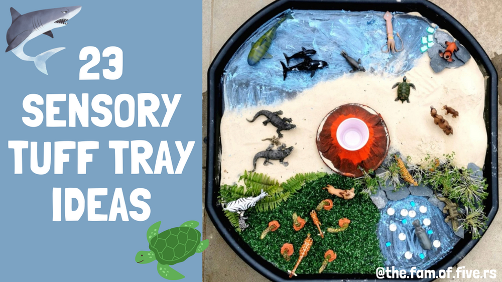 23 Sensory Tuff Tray Ideas