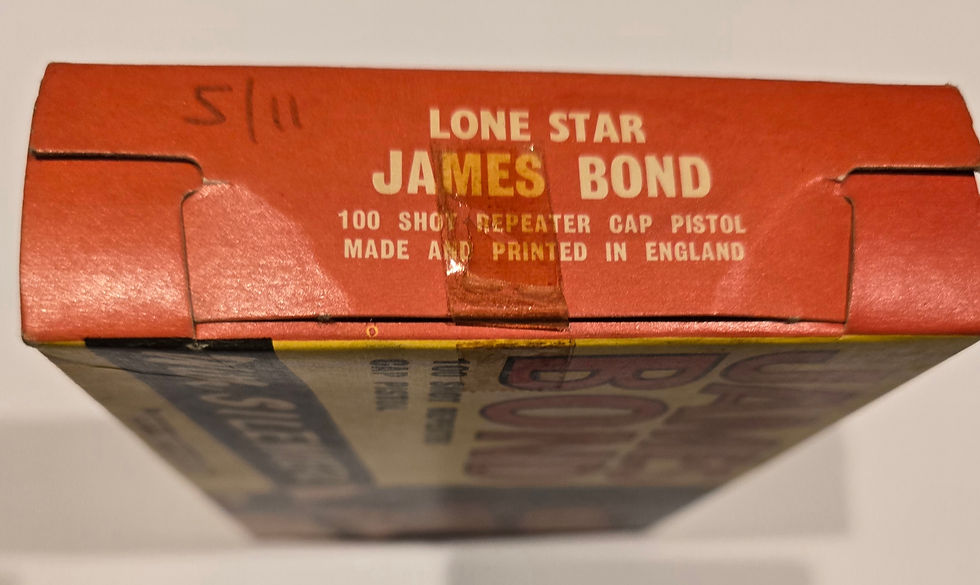 Thumbnail: James Bond 007 Goldfinger Cap Pistol With Silencer In Original Box- Very Rare