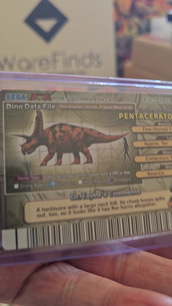Thumbnail: Dinosaur King Arcade Card - Pentanceratops - 036-Dino