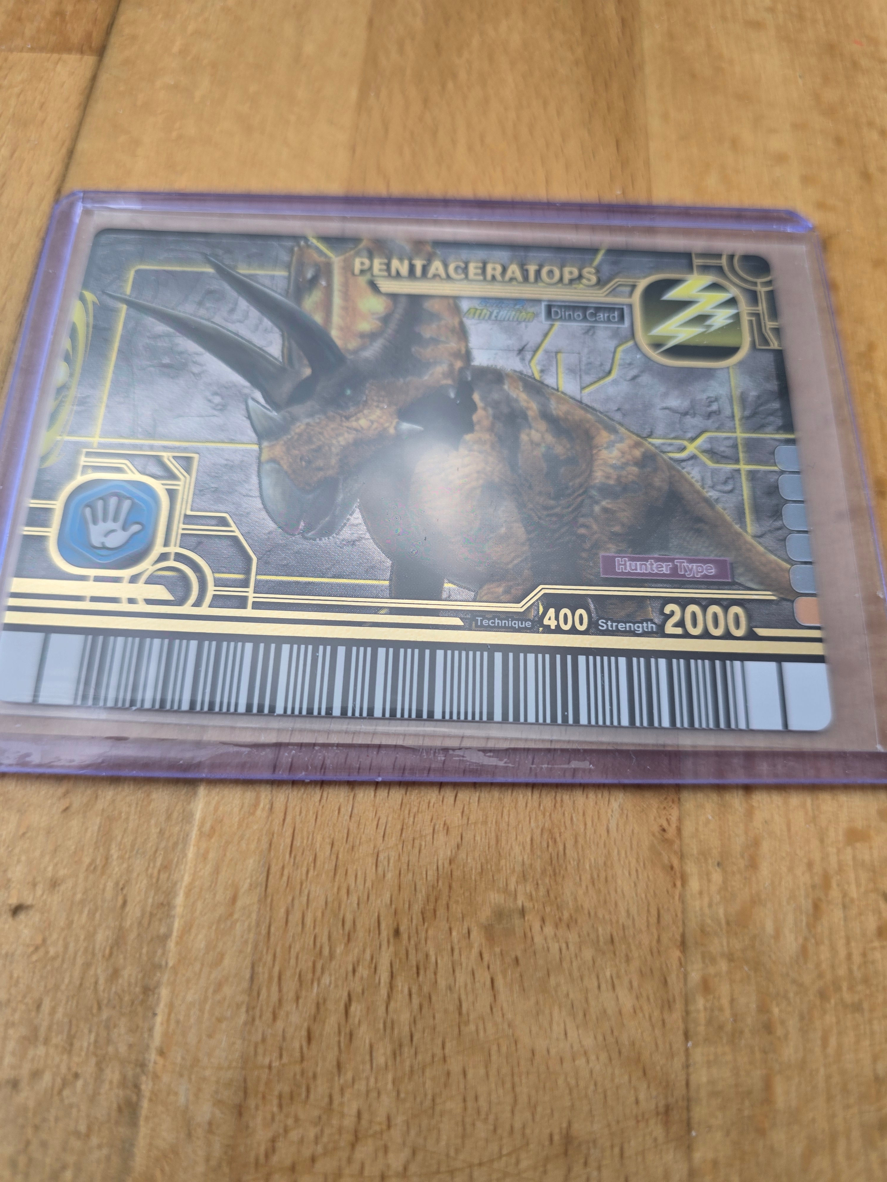 Dinosaur King Arcade Card - Pentanceratops - 036-Dino