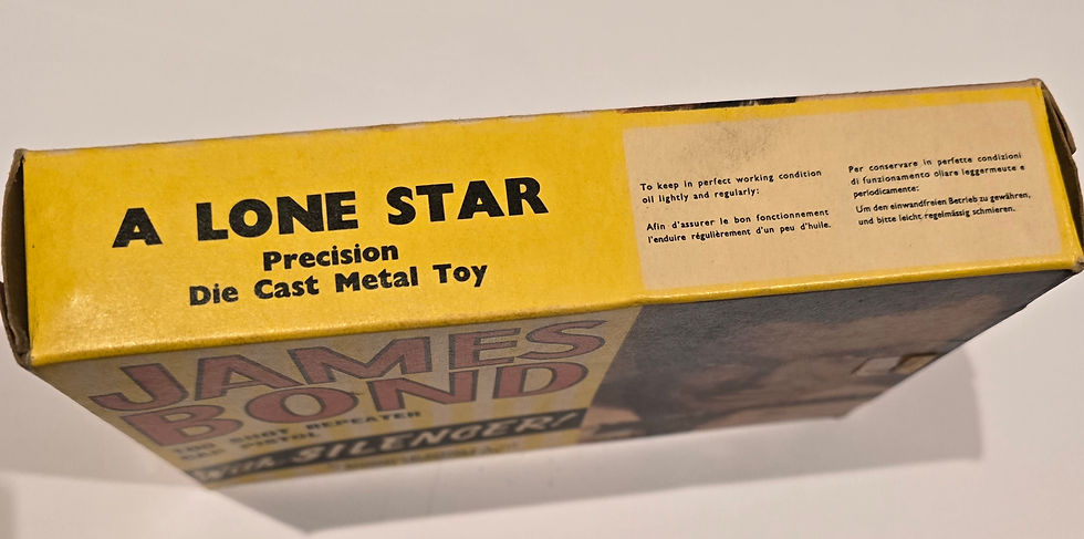 Thumbnail: James Bond 007 Goldfinger Cap Pistol With Silencer In Original Box- Very Rare