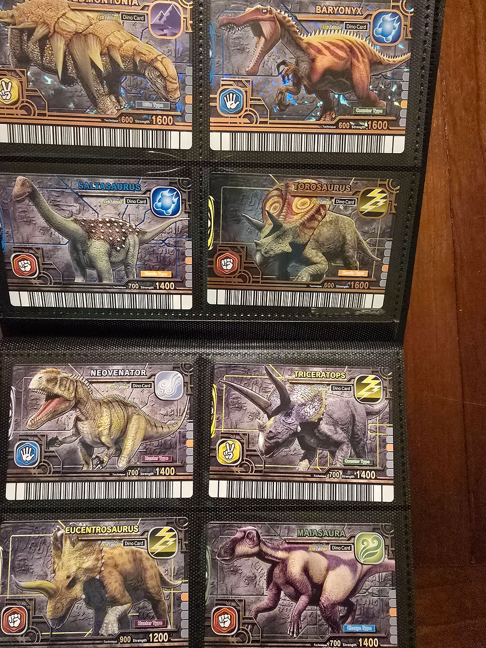 Thumbnail: SEGA Dinosaur King Arcade Cards - 122 Original Dinosaur King Arcade Cards