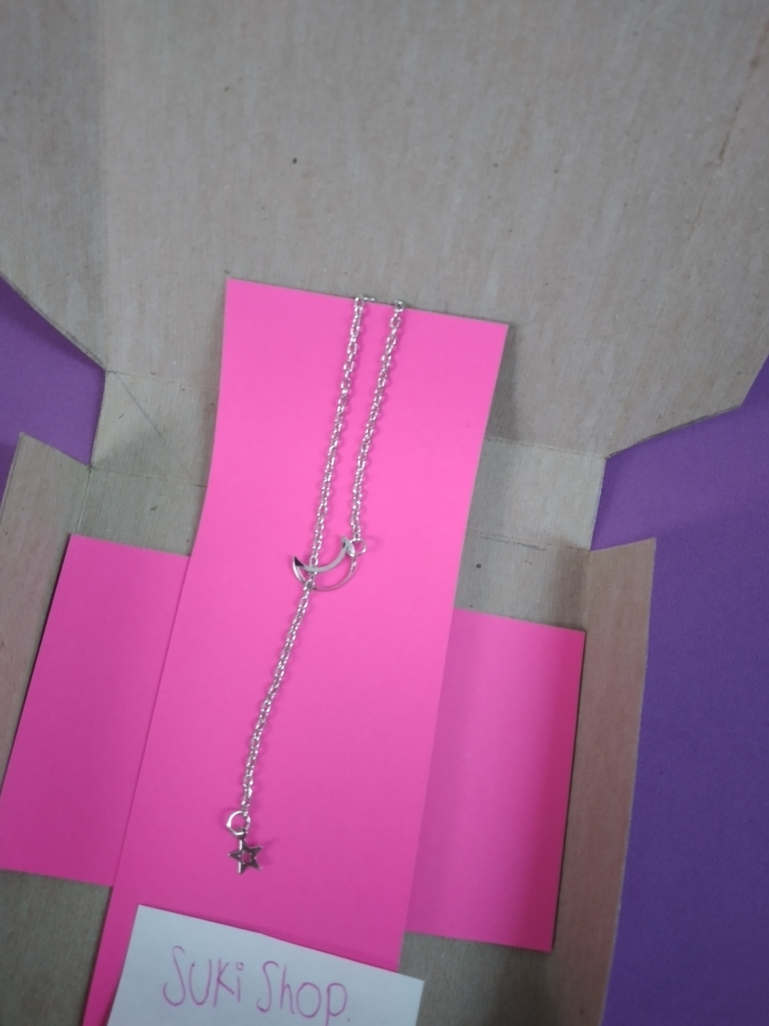 Collar luna y estrella