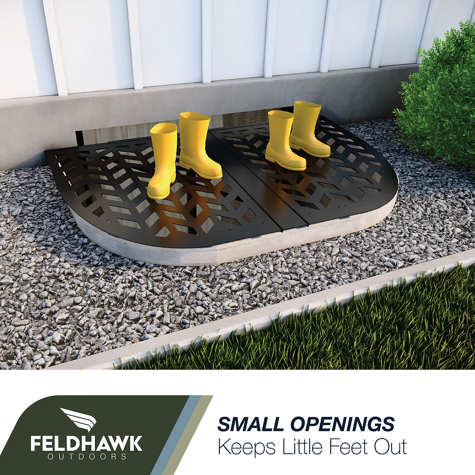 Thumbnail: Chevron Window Well Covers