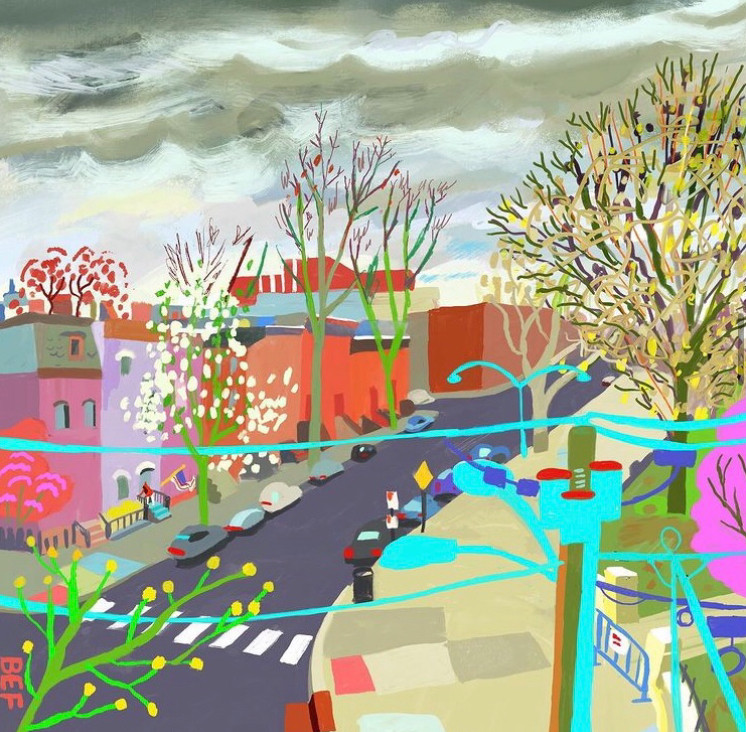 Ben Fine digital city scapes
