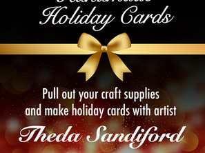 Theda Sandiford Art: Virtual Holiday Card Making Party
