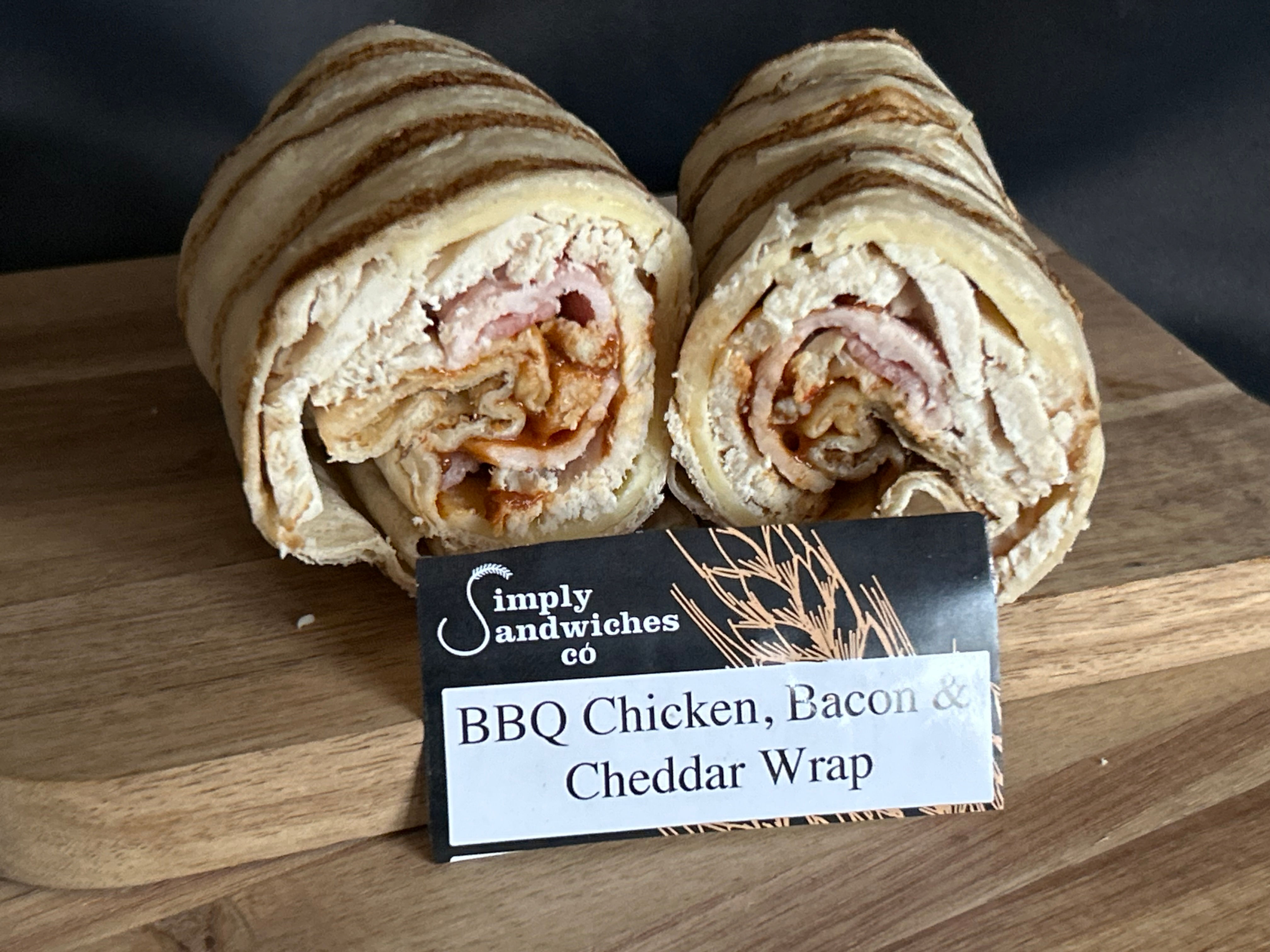 BBQ Chicken, Bacon and Cheese Wrap