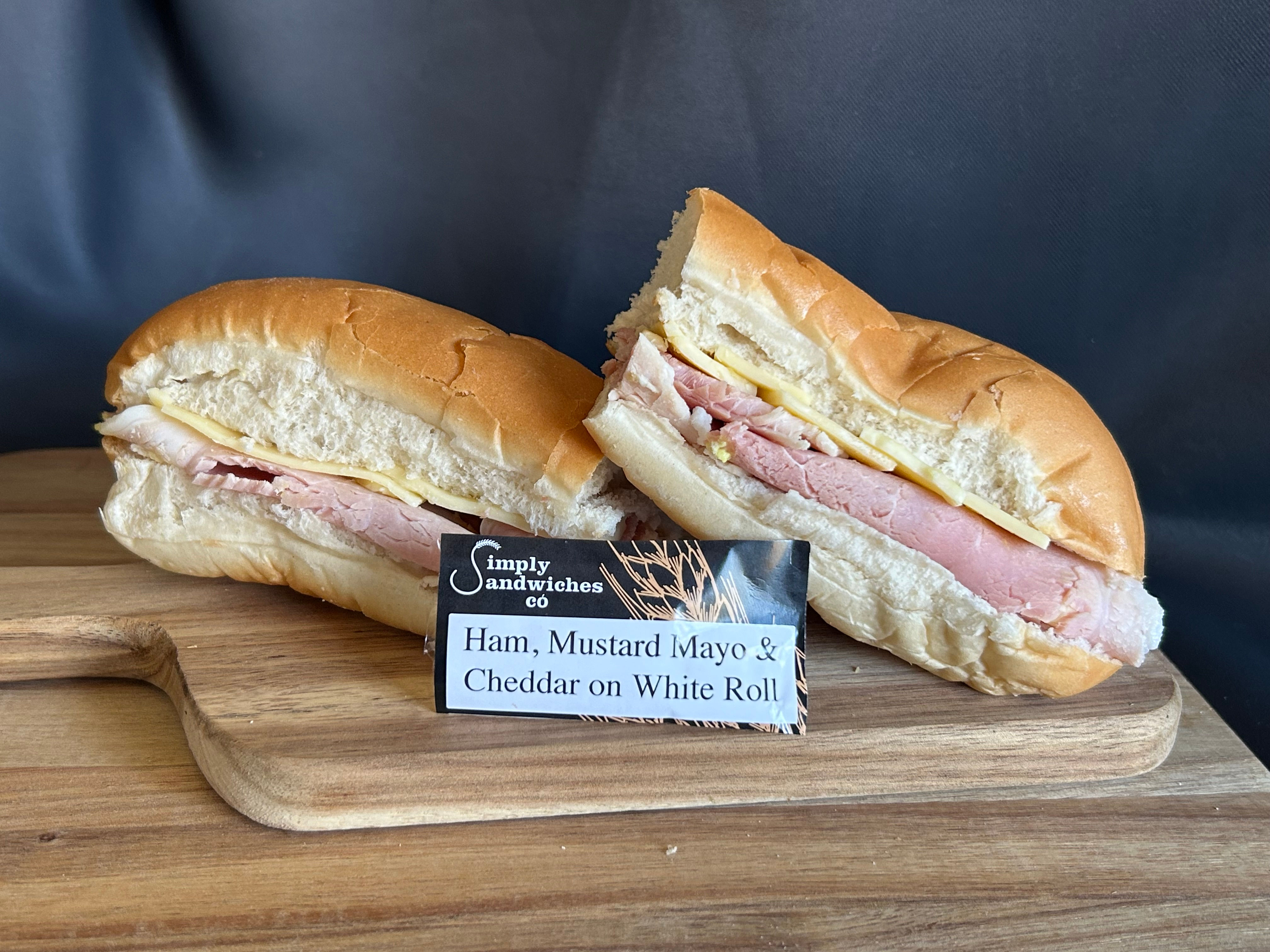 Ham & Cheese on White Roll