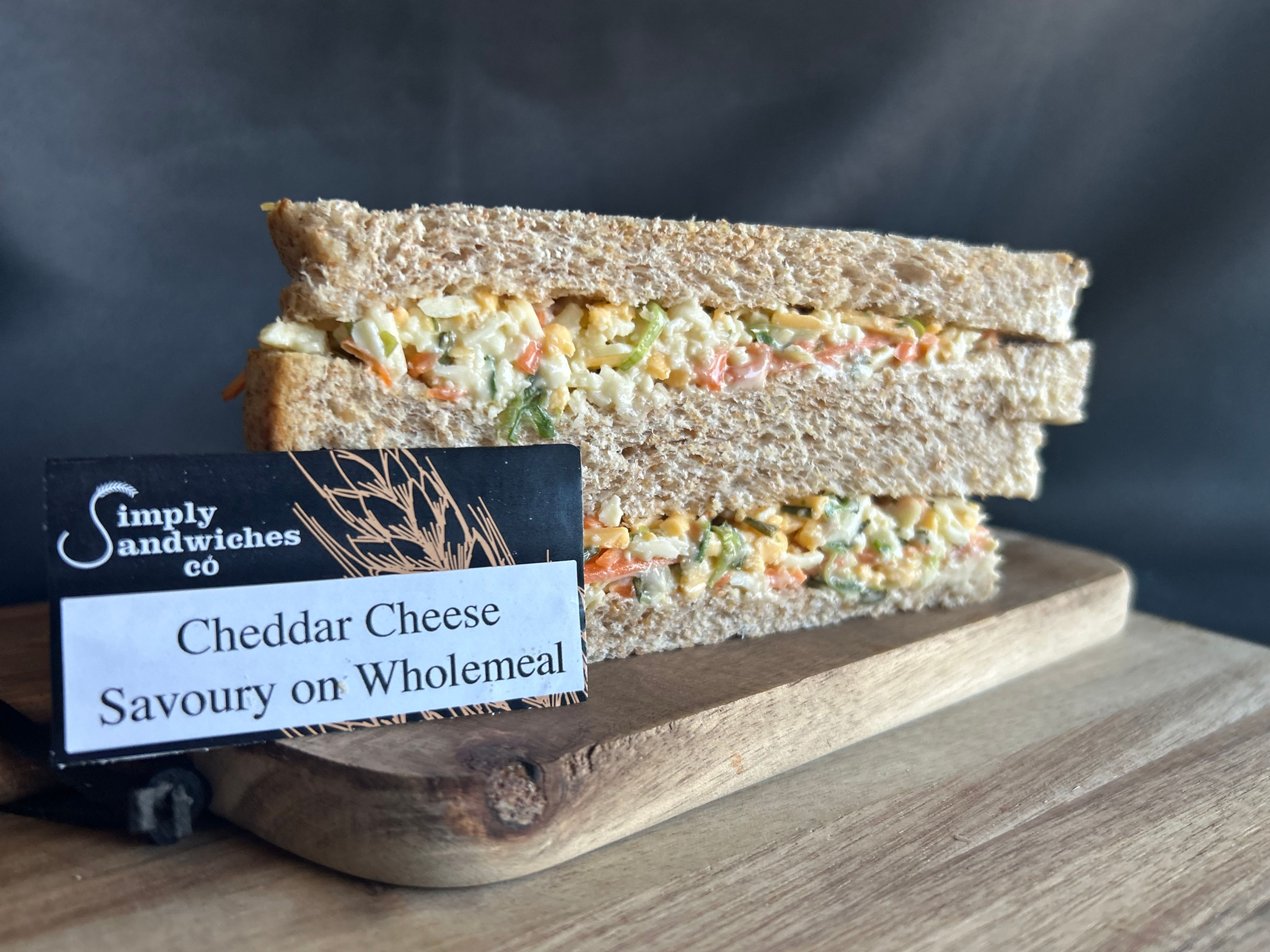 Cheddar Cheese Savoury on Wholemeal