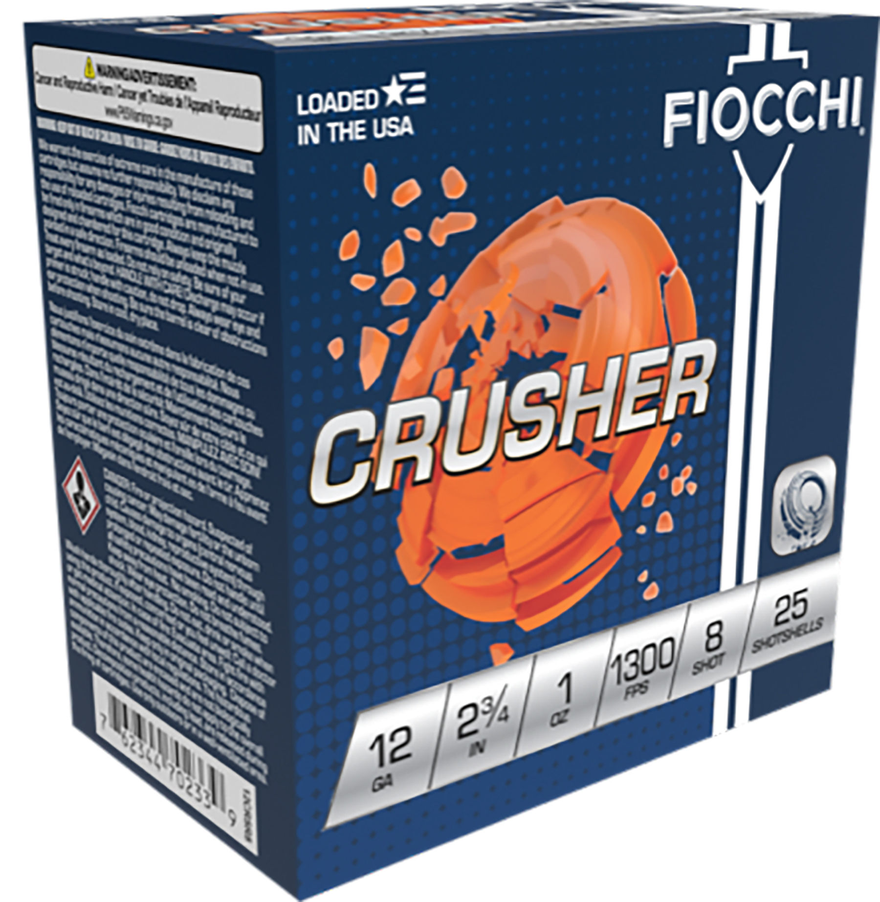 FIO 12G CRUSHER 2.75-1-8 25RD 10BX/CS 104CS/PL