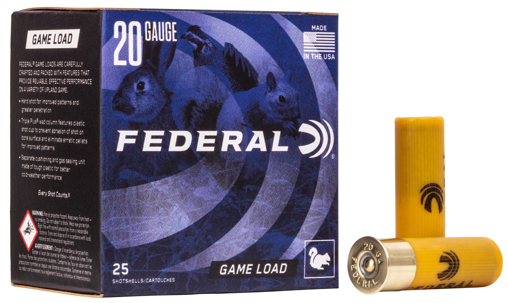FDR 20G GAME 2.75-.875-8 25RD 10BX/CS