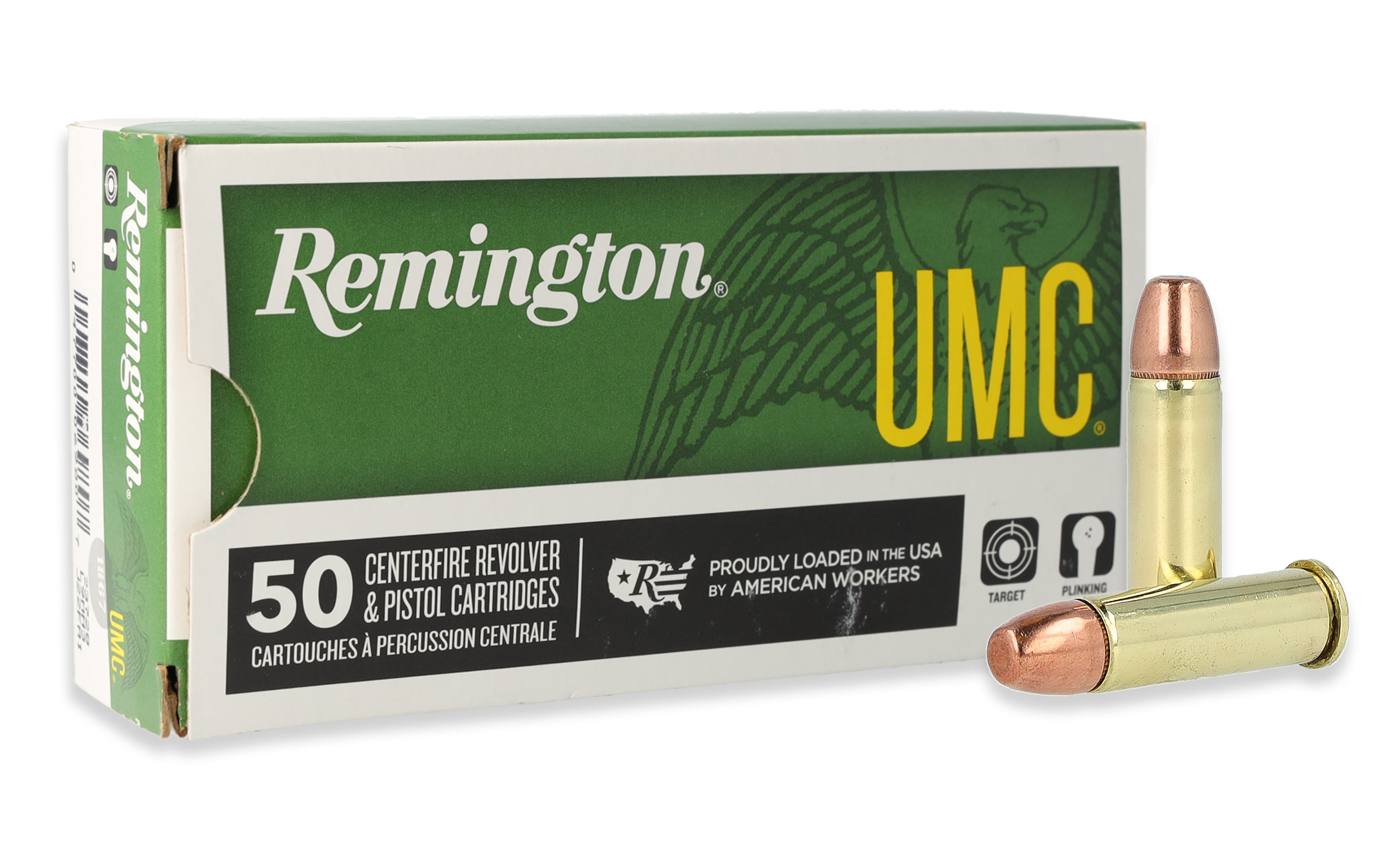 REM 38SP 130GR UMC FMJ 50RD 10BX/CS