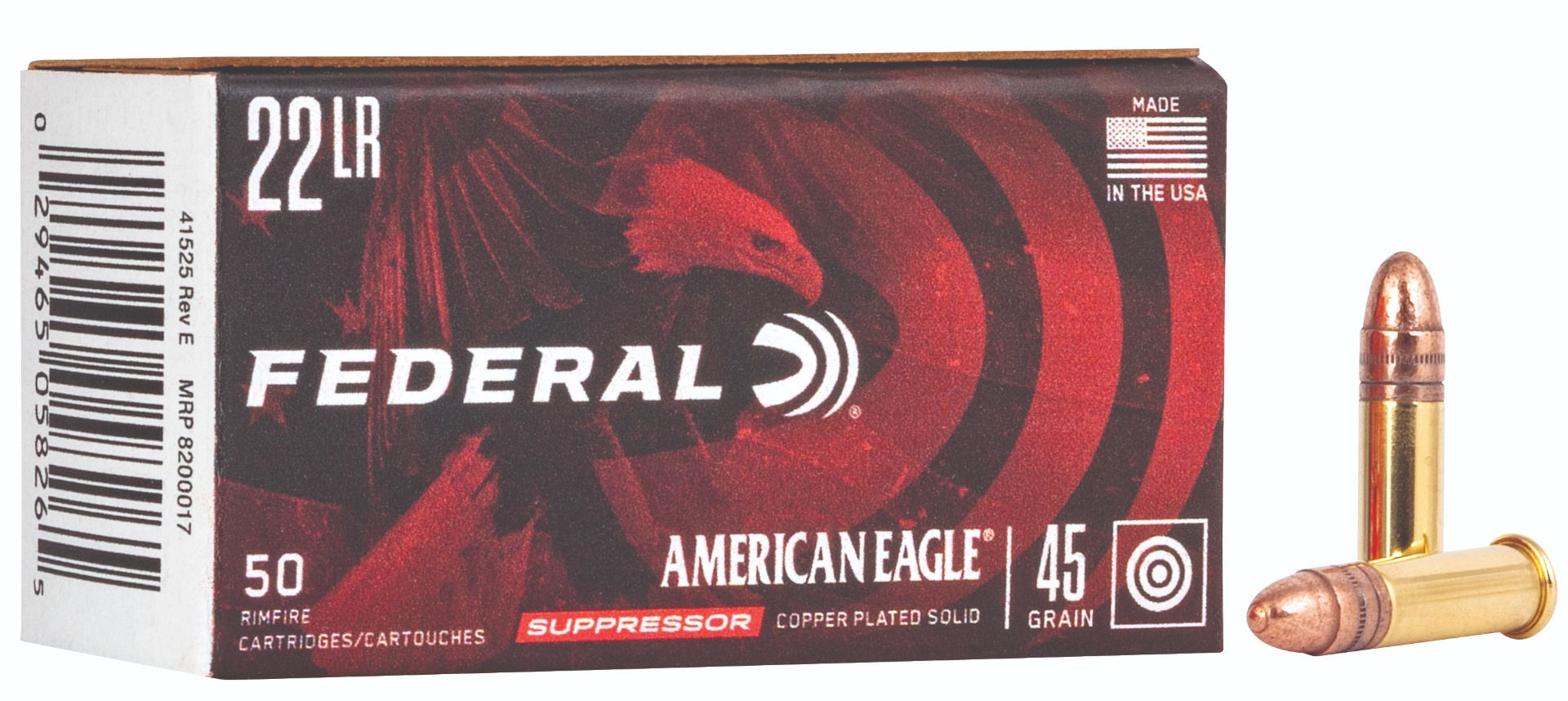 FDR 22LR 45GR AESUPP SOLID 50R 100BX/CS