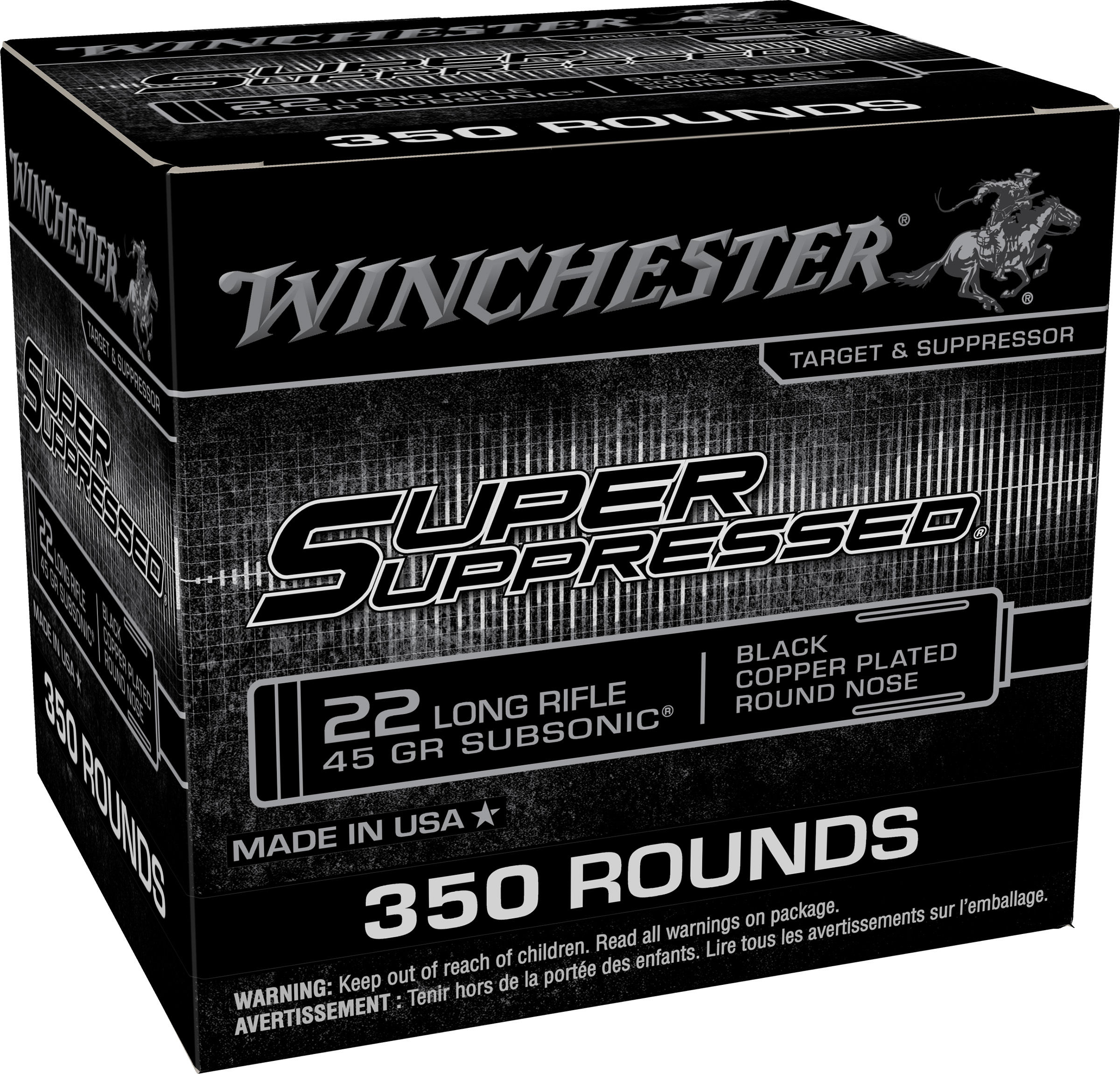 WIN 22LR 45GR SUPP LRN 350RD 4BX/CS