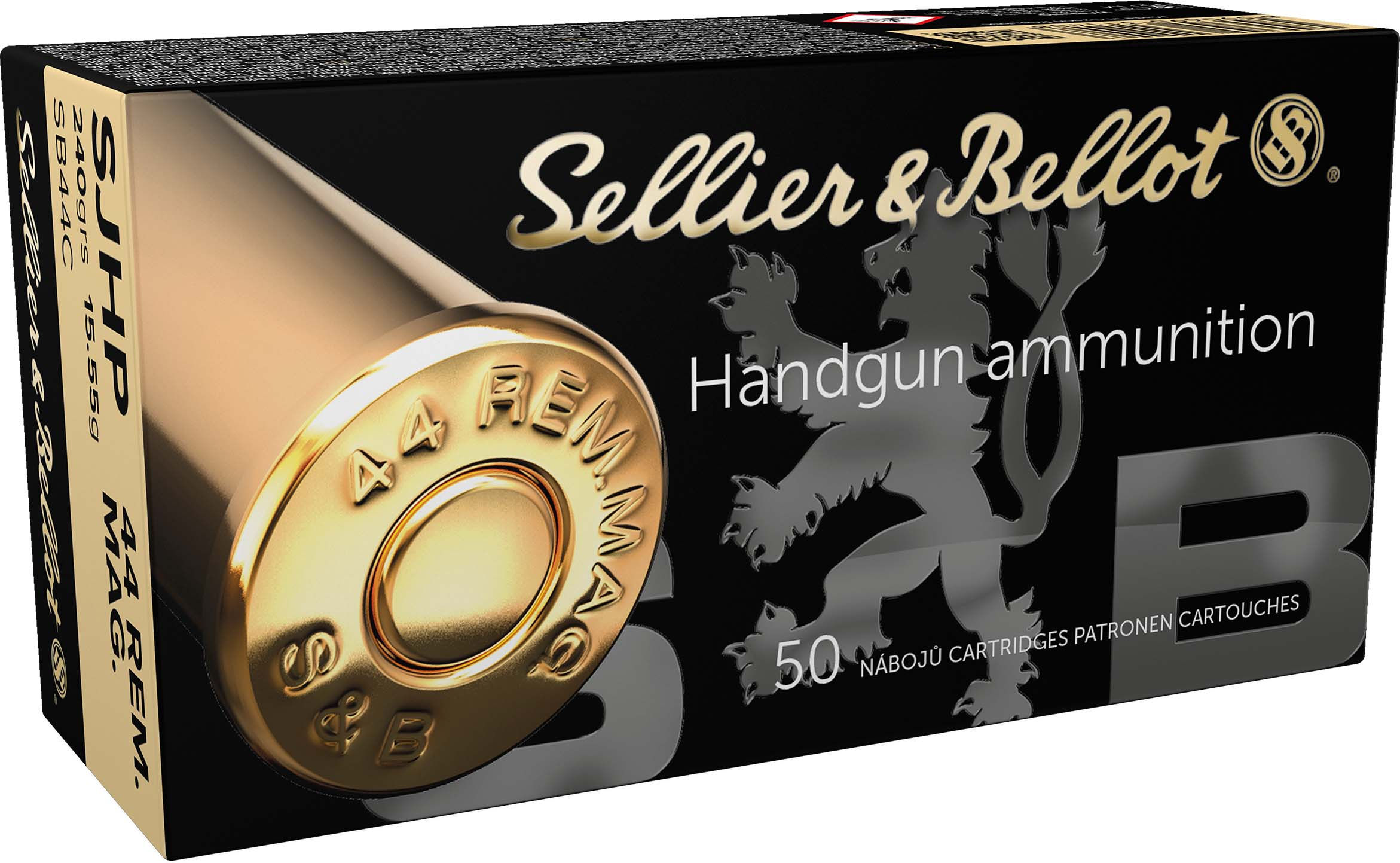 S&B 44M 240GR SJHP 50RD 12BX/CS