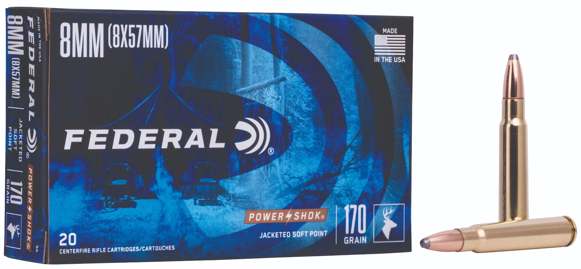 FDR 8X57 170GR PWRSK SP 20RD 10BX/CS