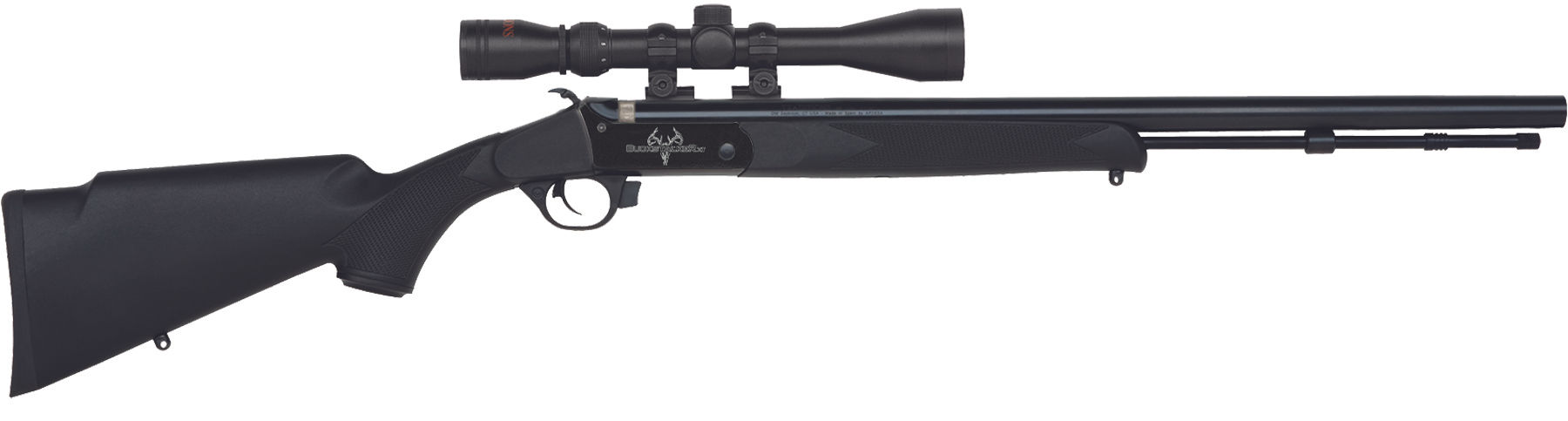 TRA BUCKSTKR 50CA BLK CMBO 24 3-9X40 DUPLEX RETICLE SCOPE