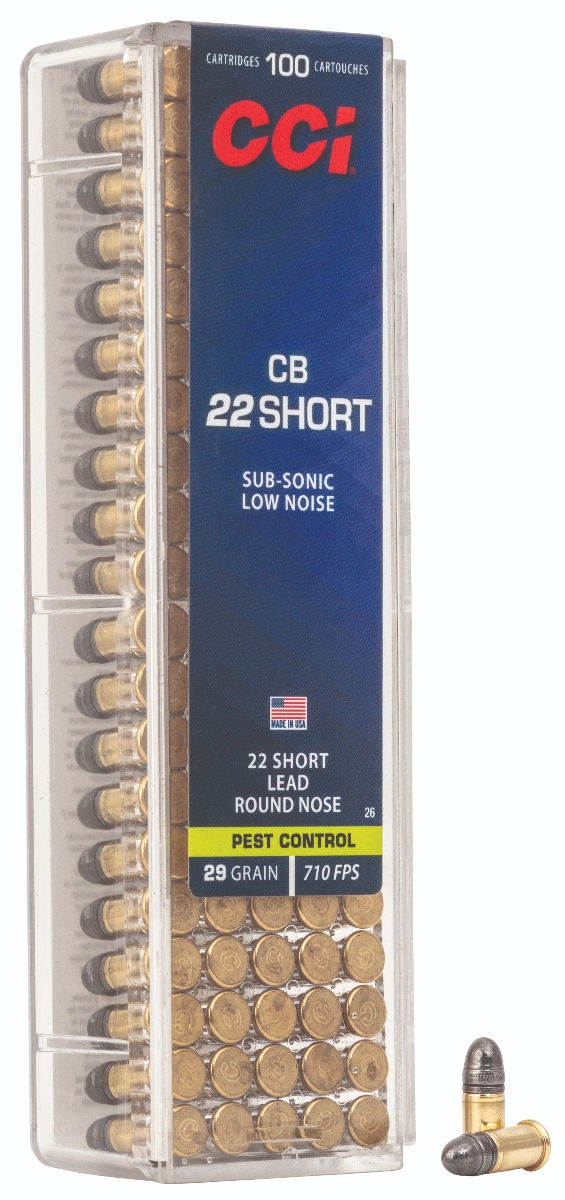 CCI 22CB SHORT 29GR LRN 100RD 50BX/CS