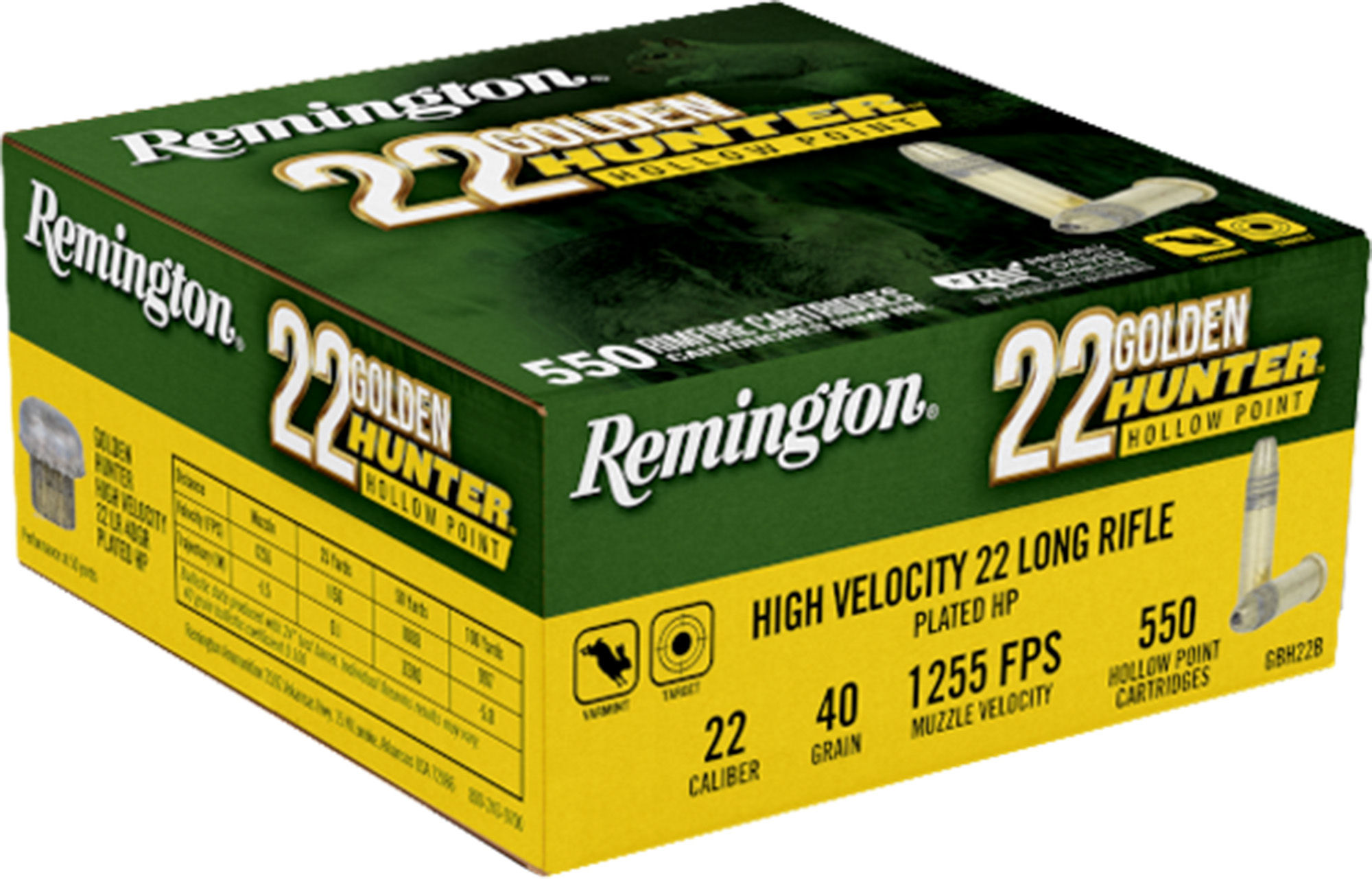 REM 22LR 40GR GOLDHUNT HP 550R 12BX/CS 65CS/PL