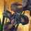 Thumbnail: Blue Iris Golden Painting - 70 x 200 cm. / 27.5 x 78.75 in.