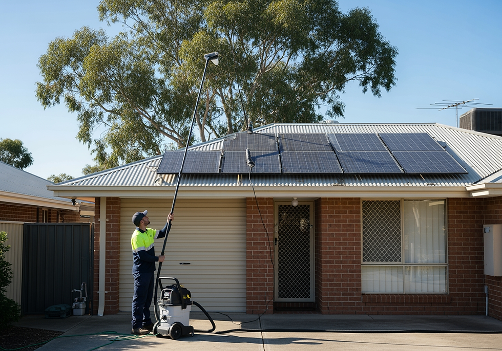 Combining Gutter and Solar Panel Cleaning: Perth Property Maintenance