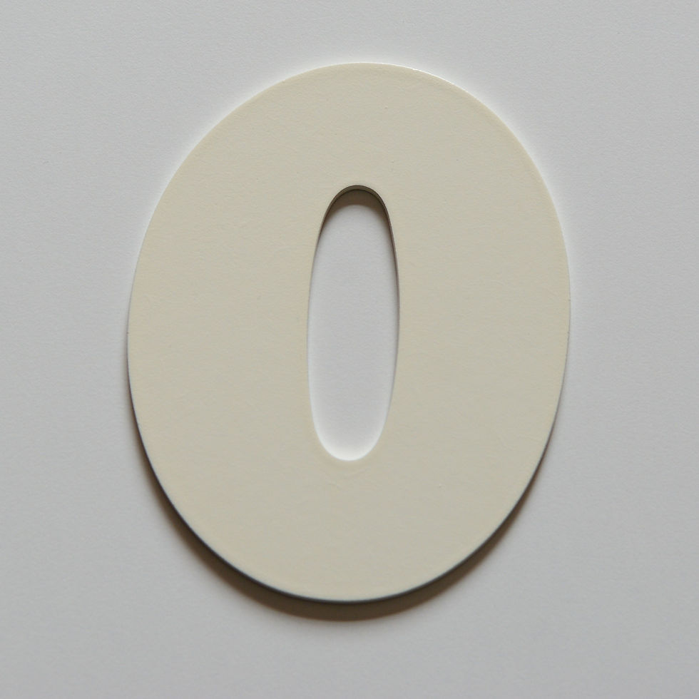 Thumbnail: Wooden Number 0 (10 color)