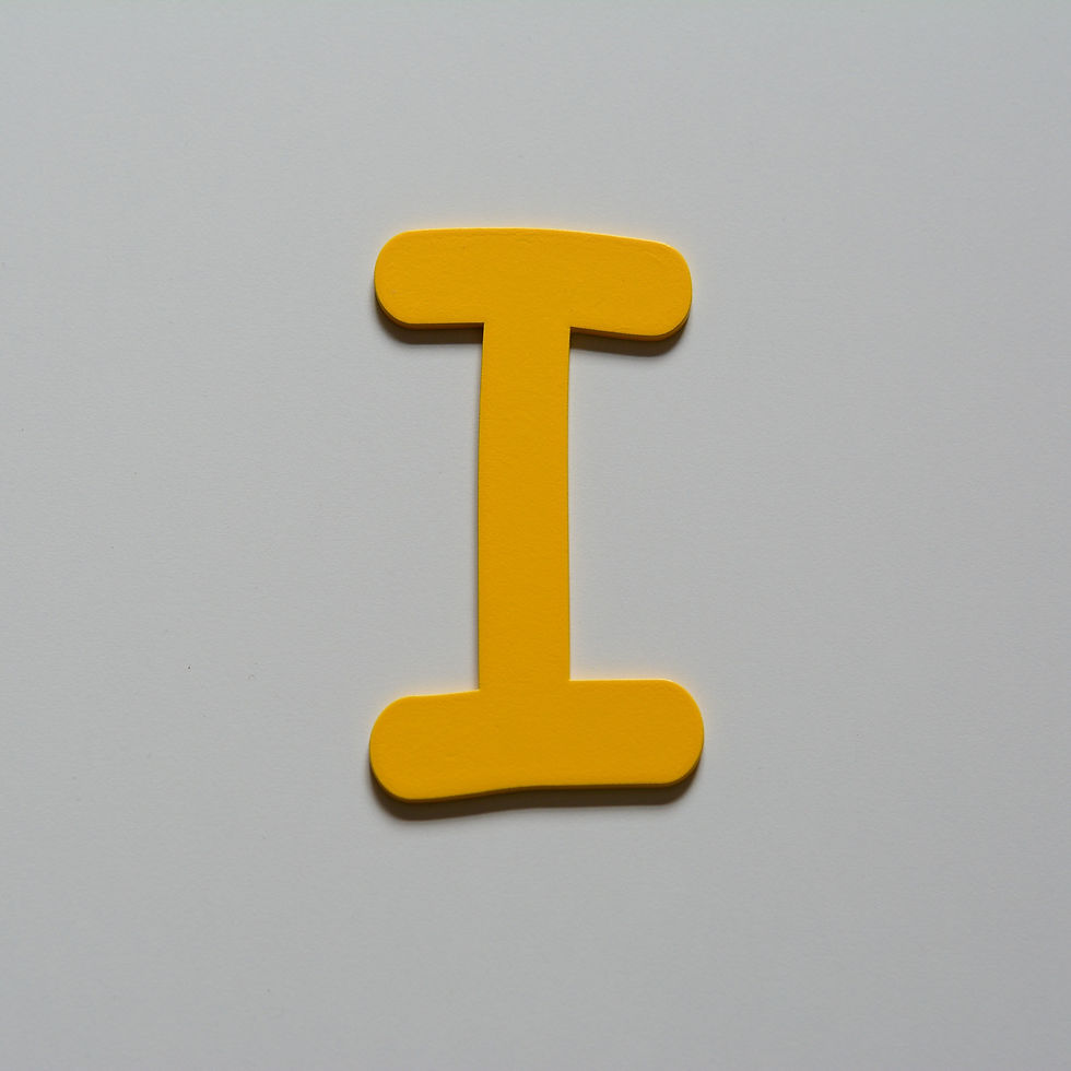 Thumbnail: Wooden Letter I (10 color)