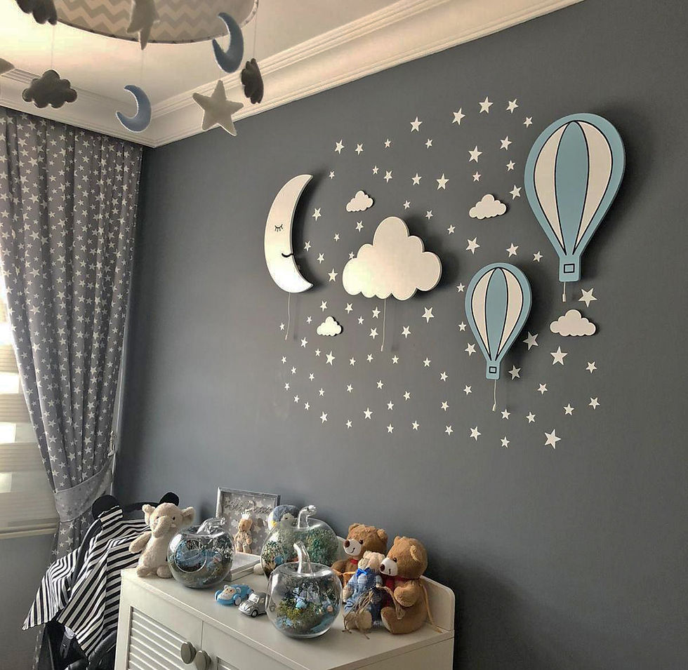 Thumbnail: Hot Air Balloon Wall Light