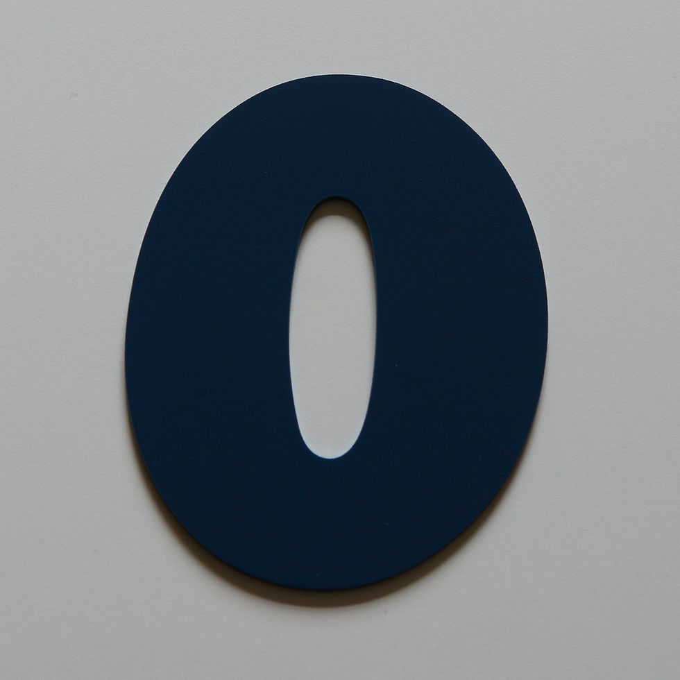 Thumbnail: Wooden Number 0 (10 color)