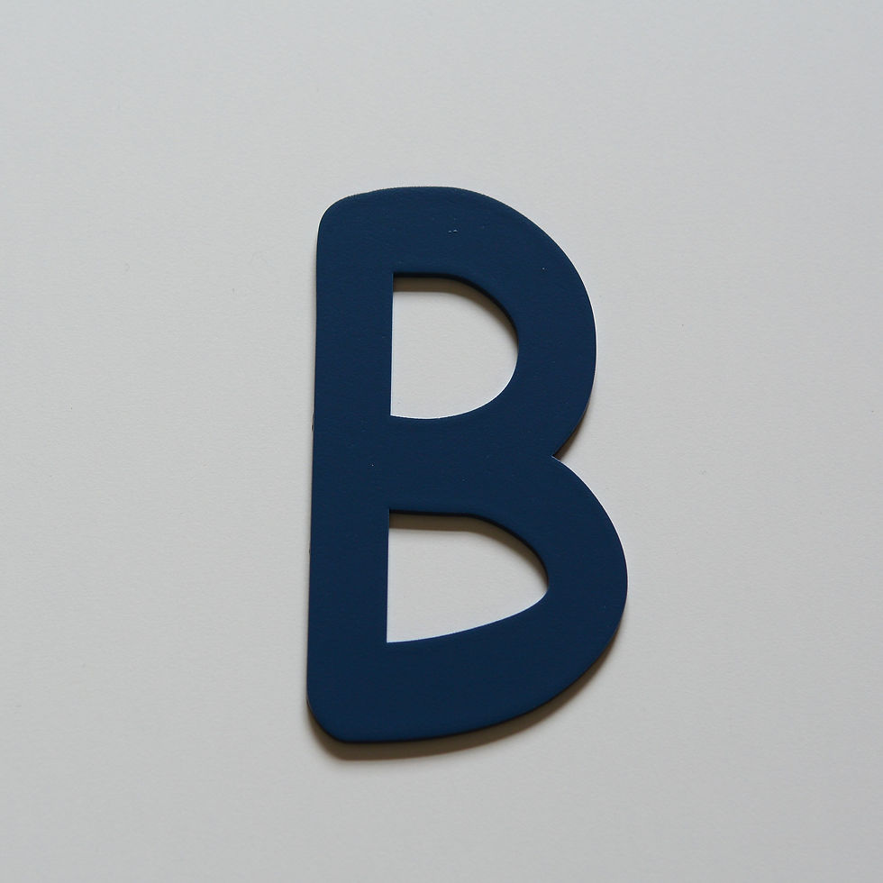 Thumbnail: Wooden Letter B (10 color)