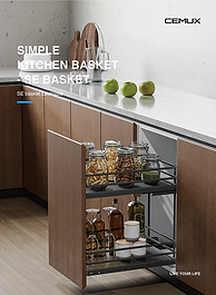 CEMUX Kitchen Basket
