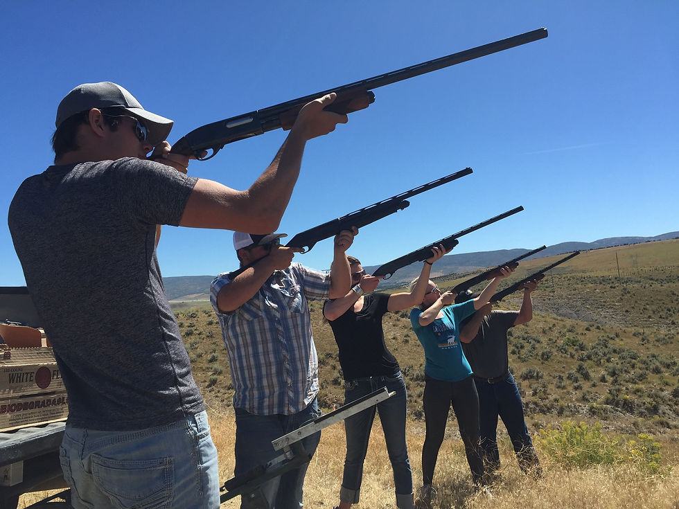 Shootin' squirrels and skeet