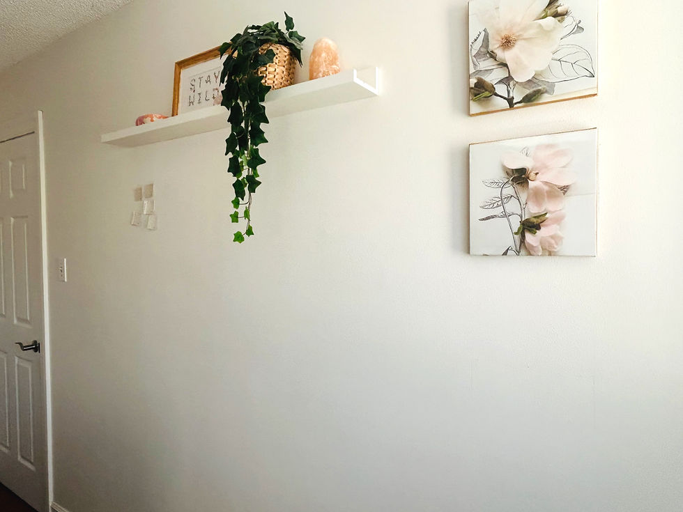 Before: Southwest wall
