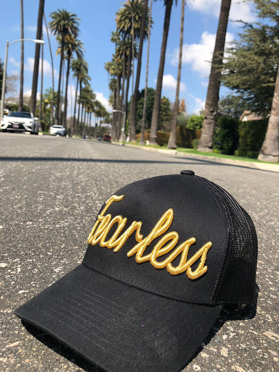 Thumbnail: Fearless Trucker Hat Gold  Neon