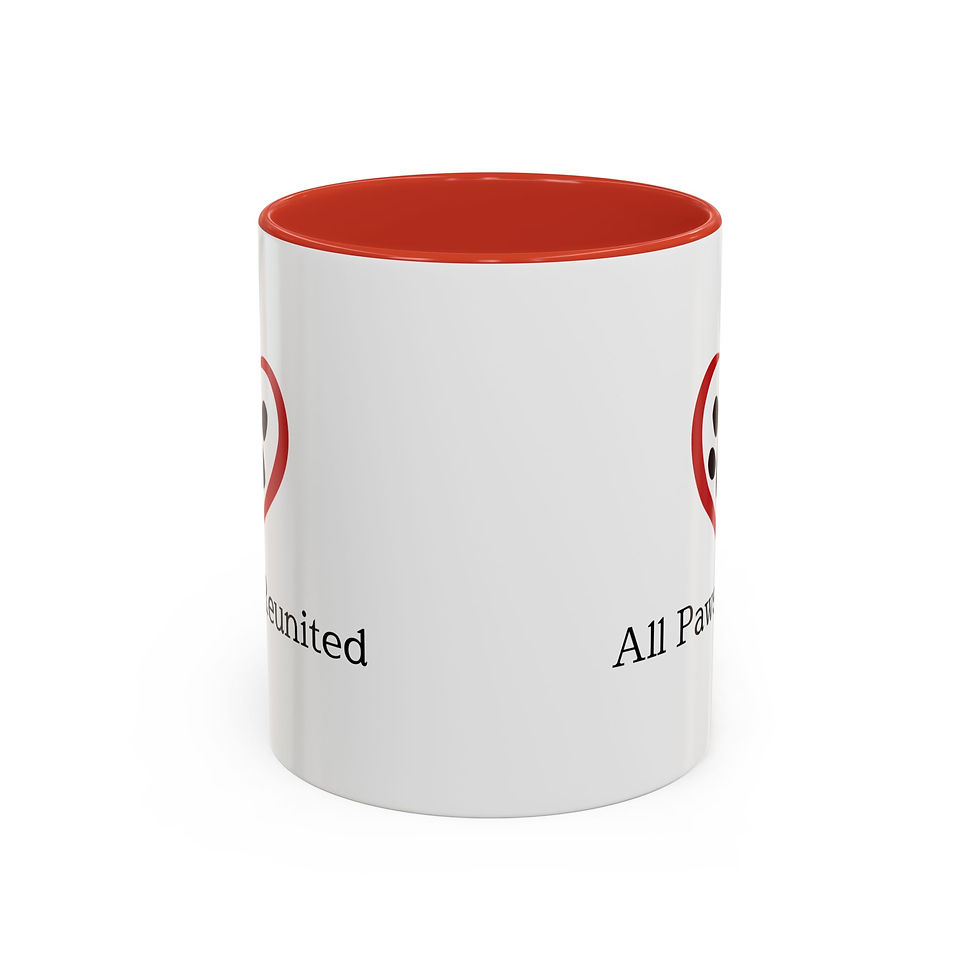Thumbnail: All Paws Reunited Coffee Mug - Black Accent 11oz & 15oz