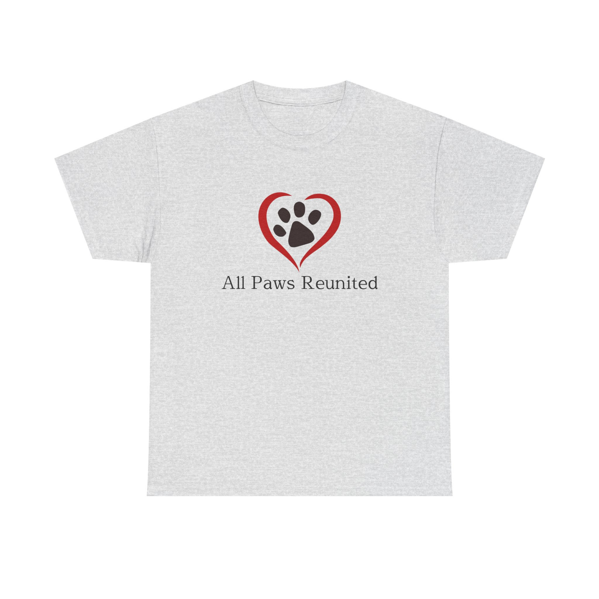 Unisex Heavy Cotton Tee - All Paws Reunited Pet Lover Shirt