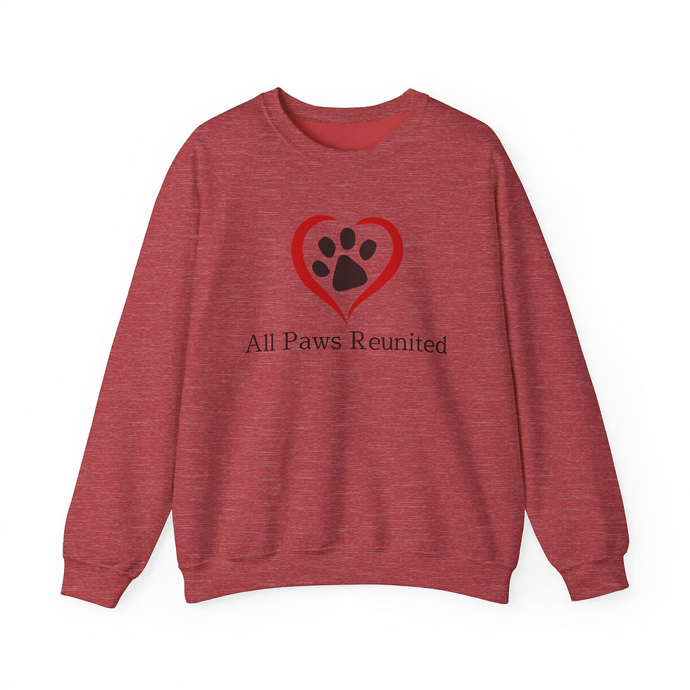 Thumbnail: All Paws Reunited Crewneck Sweatshirt - Perfect for Animal Lovers