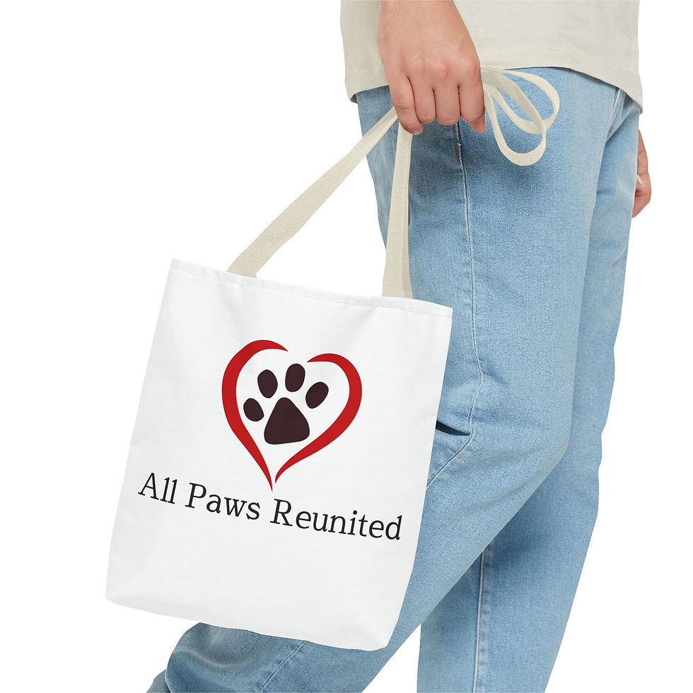 Thumbnail: All Paws Reunited Tote Bag - Perfect for Dog Lovers, Eco-Friendly Gift