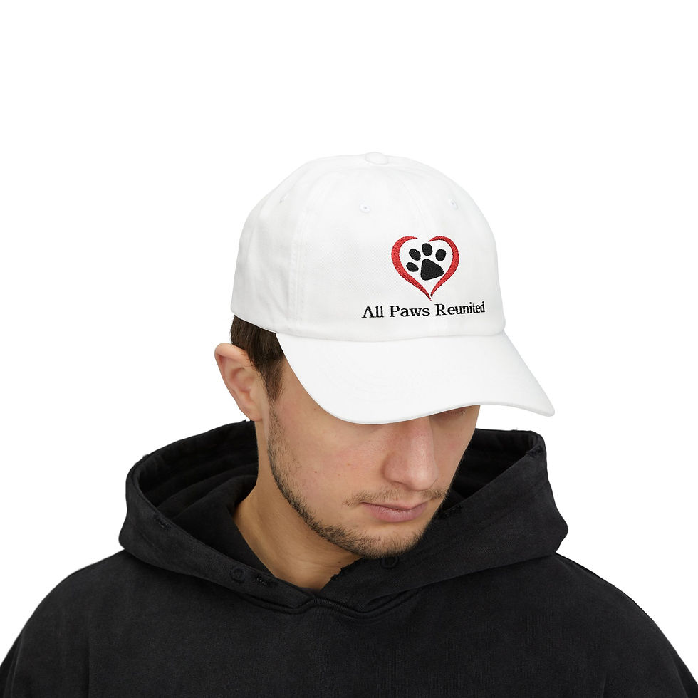 Thumbnail: All Paws Reunited Classic Dad Cap - Casual Hat for Pet Lovers