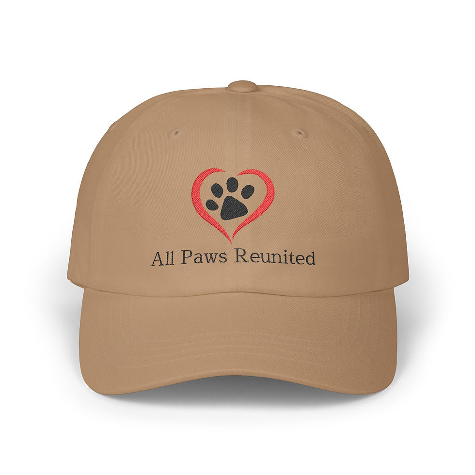 Thumbnail: All Paws Reunited Classic Dad Cap - Casual Hat for Pet Lovers