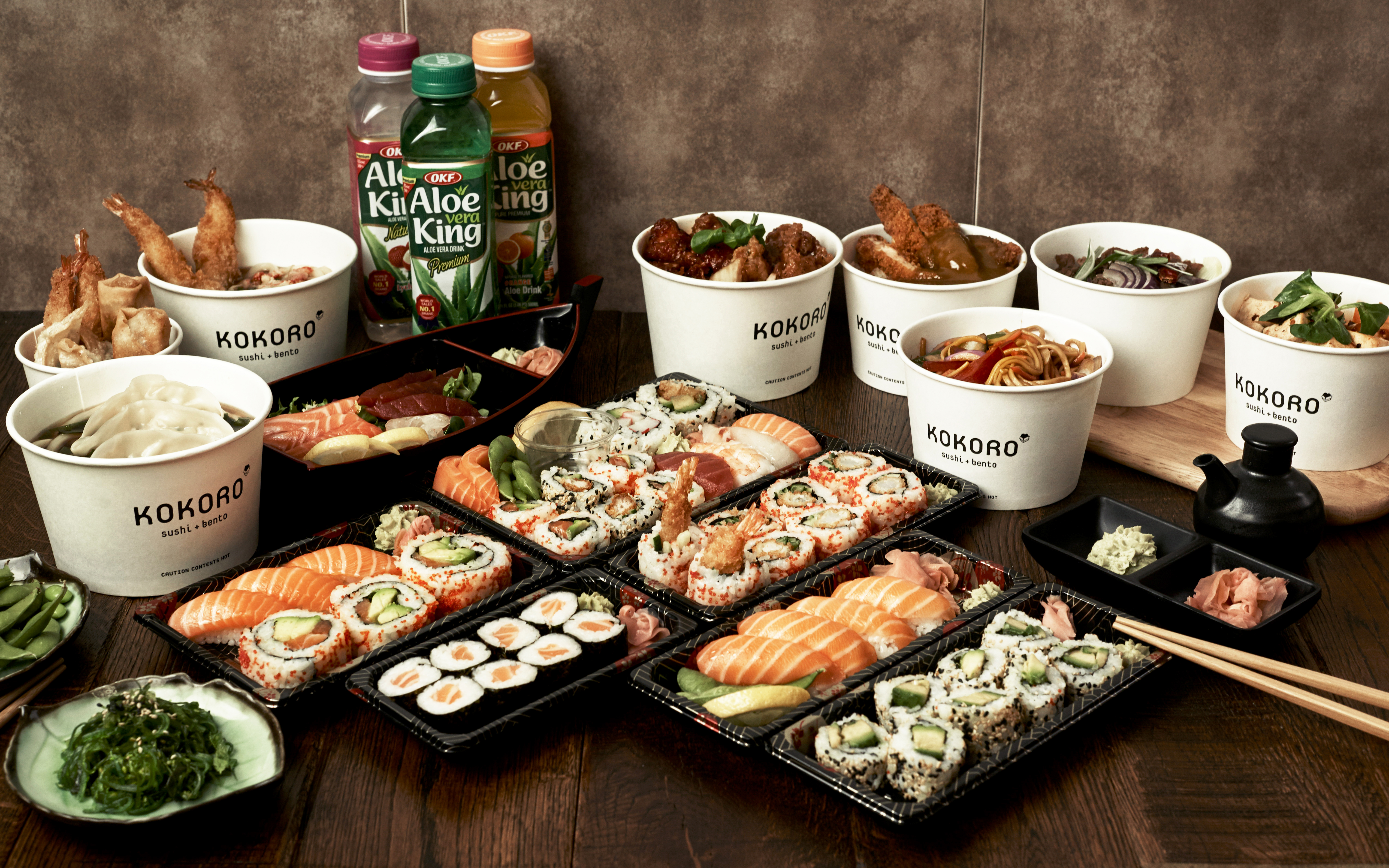 Arranged Food and Objects