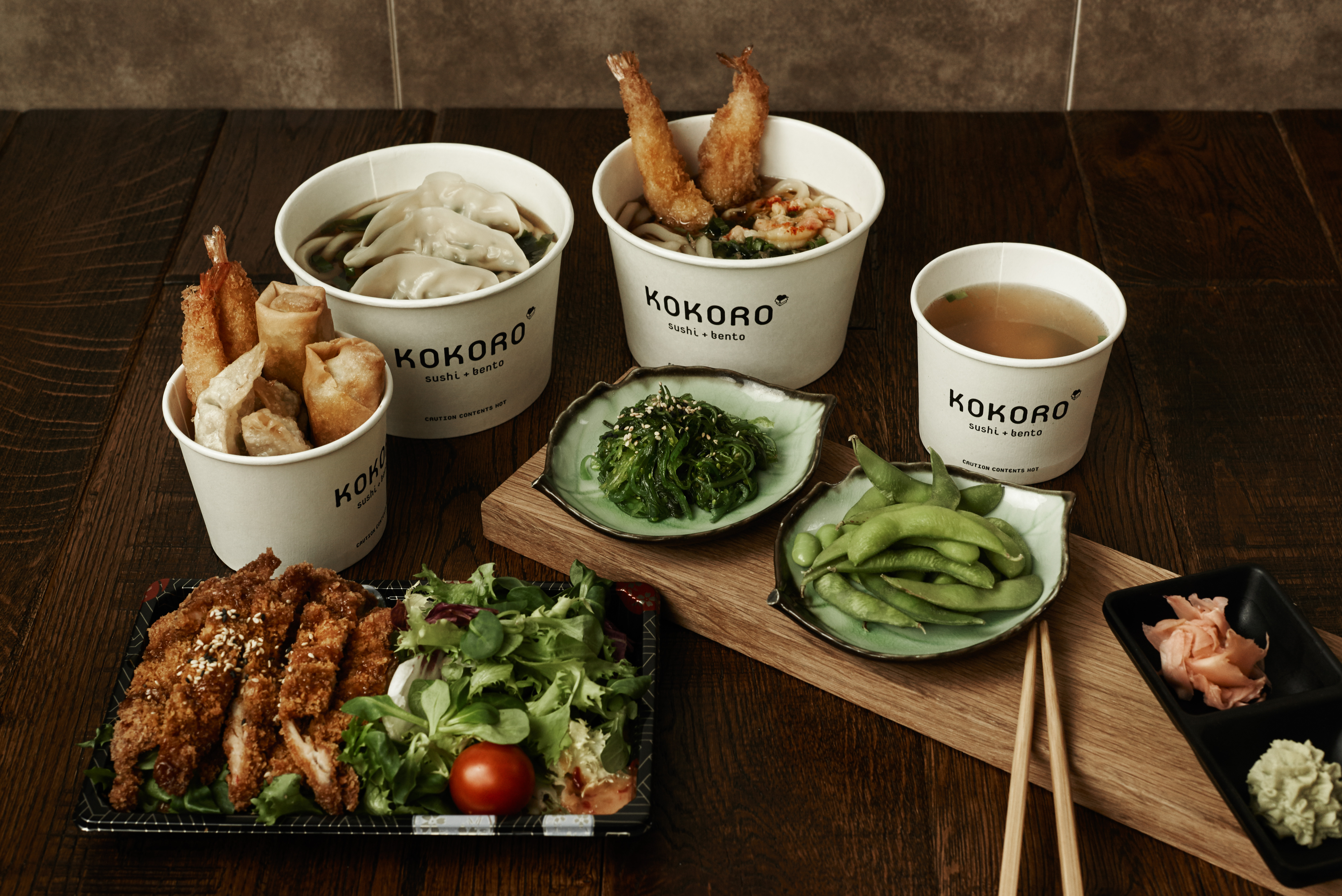 Arranged Food and Objects