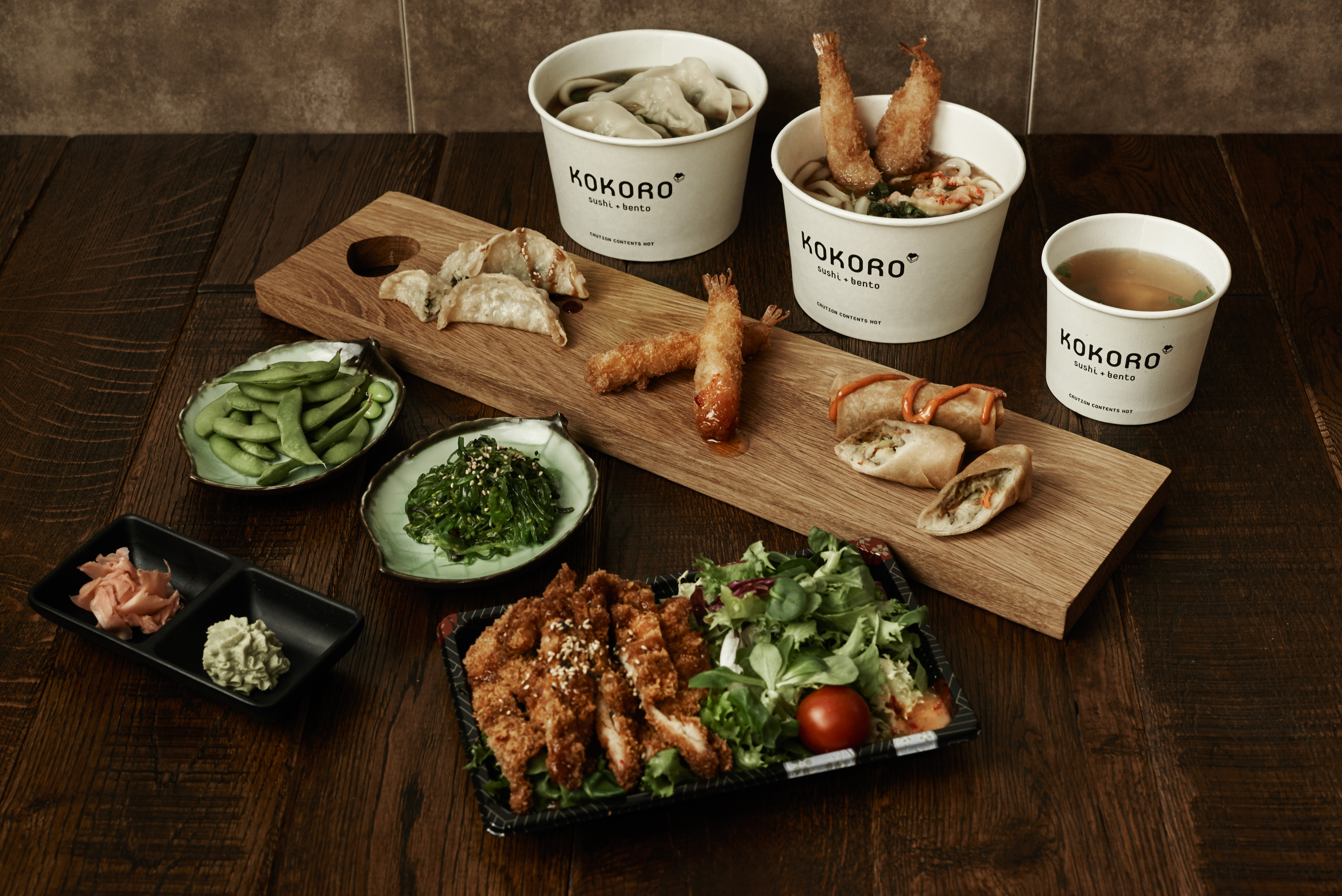 Arranged Food and Objects