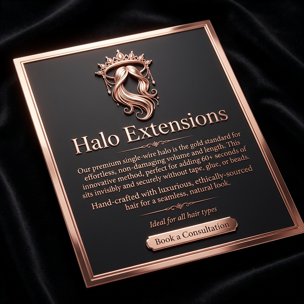 Halo hair extensions