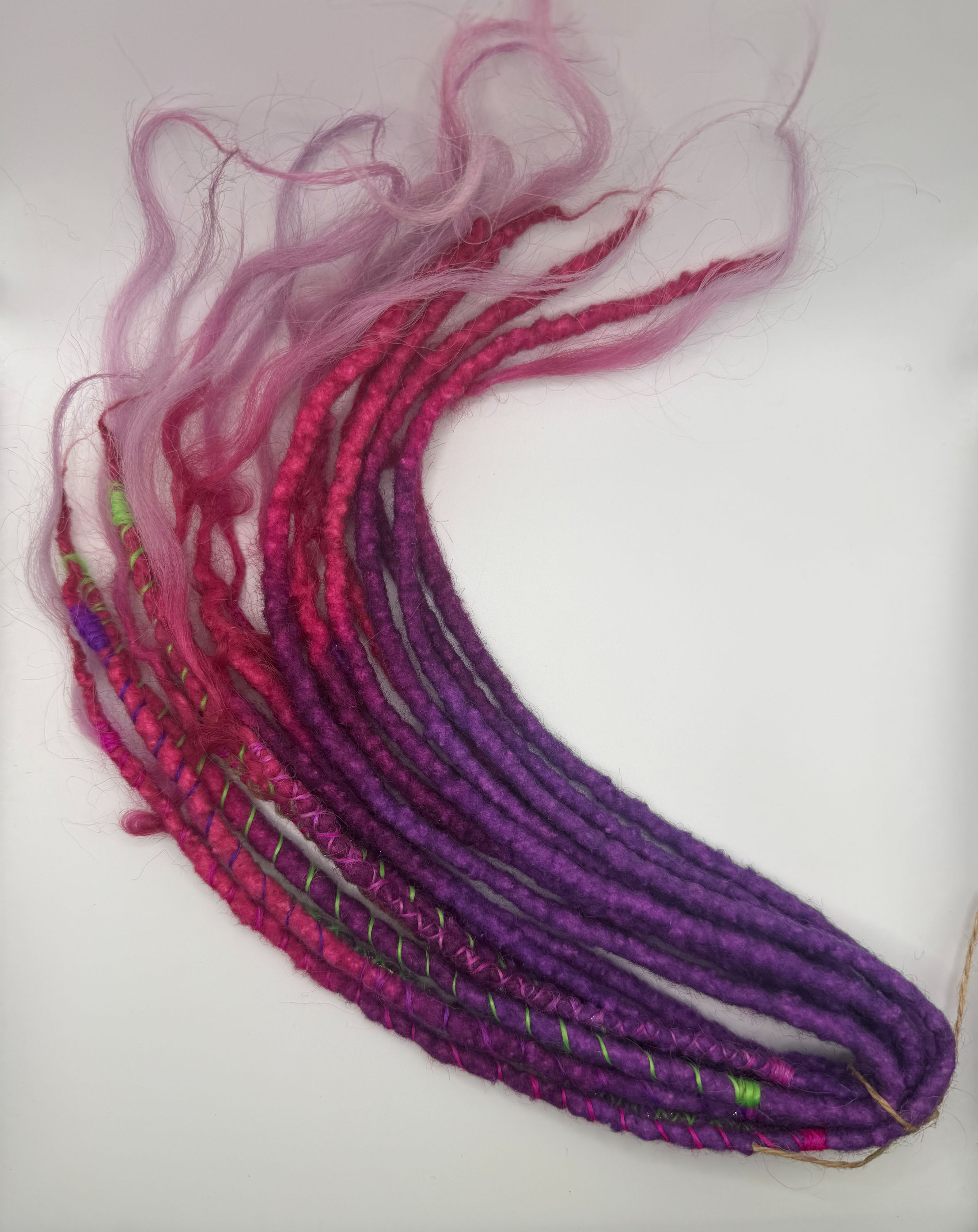 Electric Dreams 16'' Double Ended Wool Dreadlocks