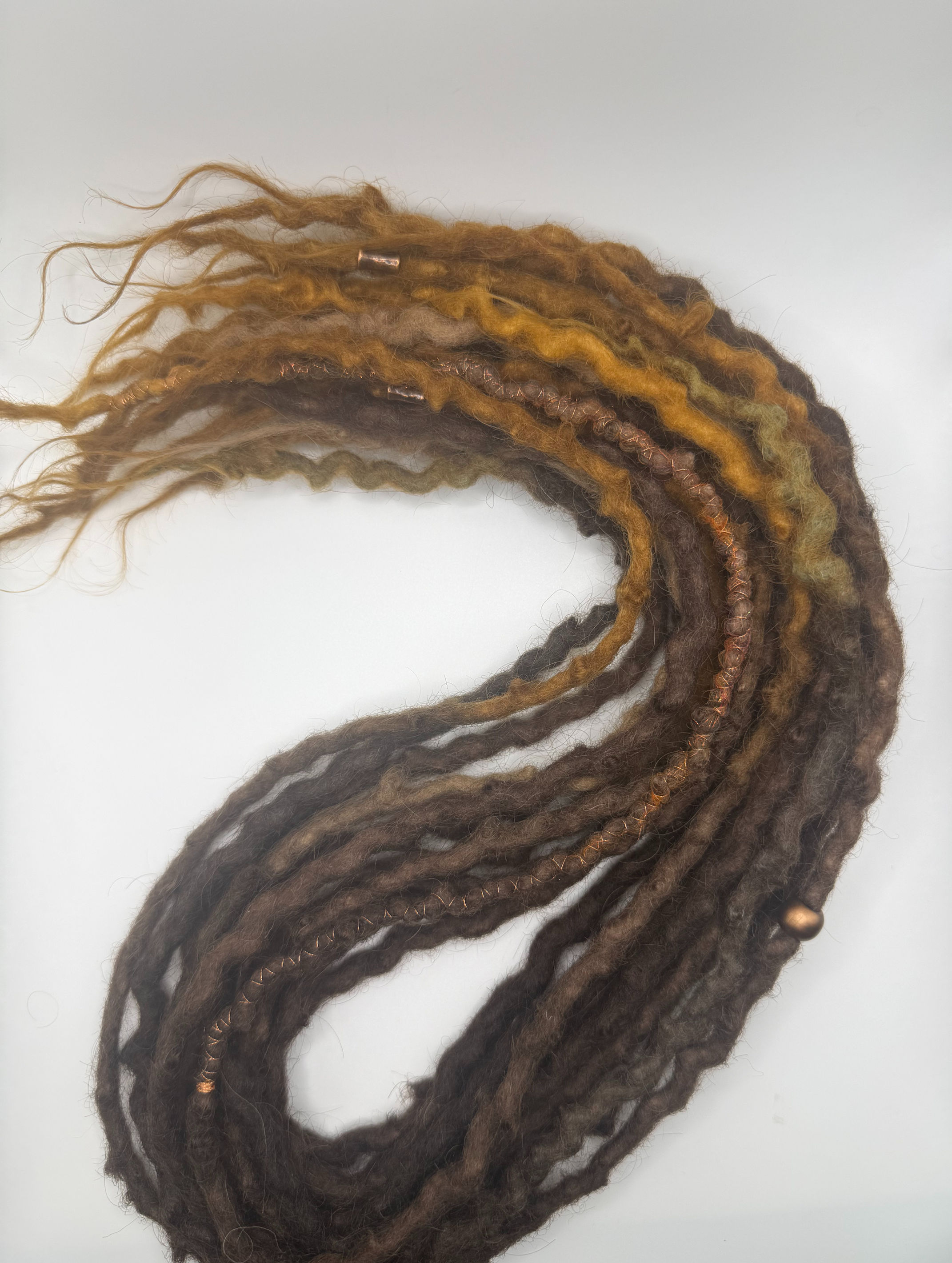 Belle 20'' Double Ended Wool Dreadlocks