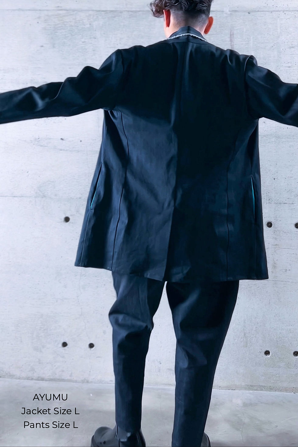 サムネイル： デニムジョッパーズパンツ（ネイビー）